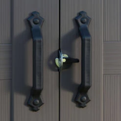 Keter Factor Outdoor Apex Garden Storage Shed 8 X 8 Feet - Beige -Growhaus Zone 005 1400 3