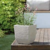 Cotswold Square Planter, Stone Grey - 32cm -Growhaus Zone 2409031 giant 1