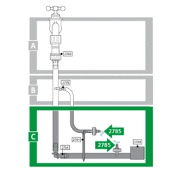 Hozelock End Of Line Pressure Compensating Dripper - 2785 -Growhaus Zone 2785 abc