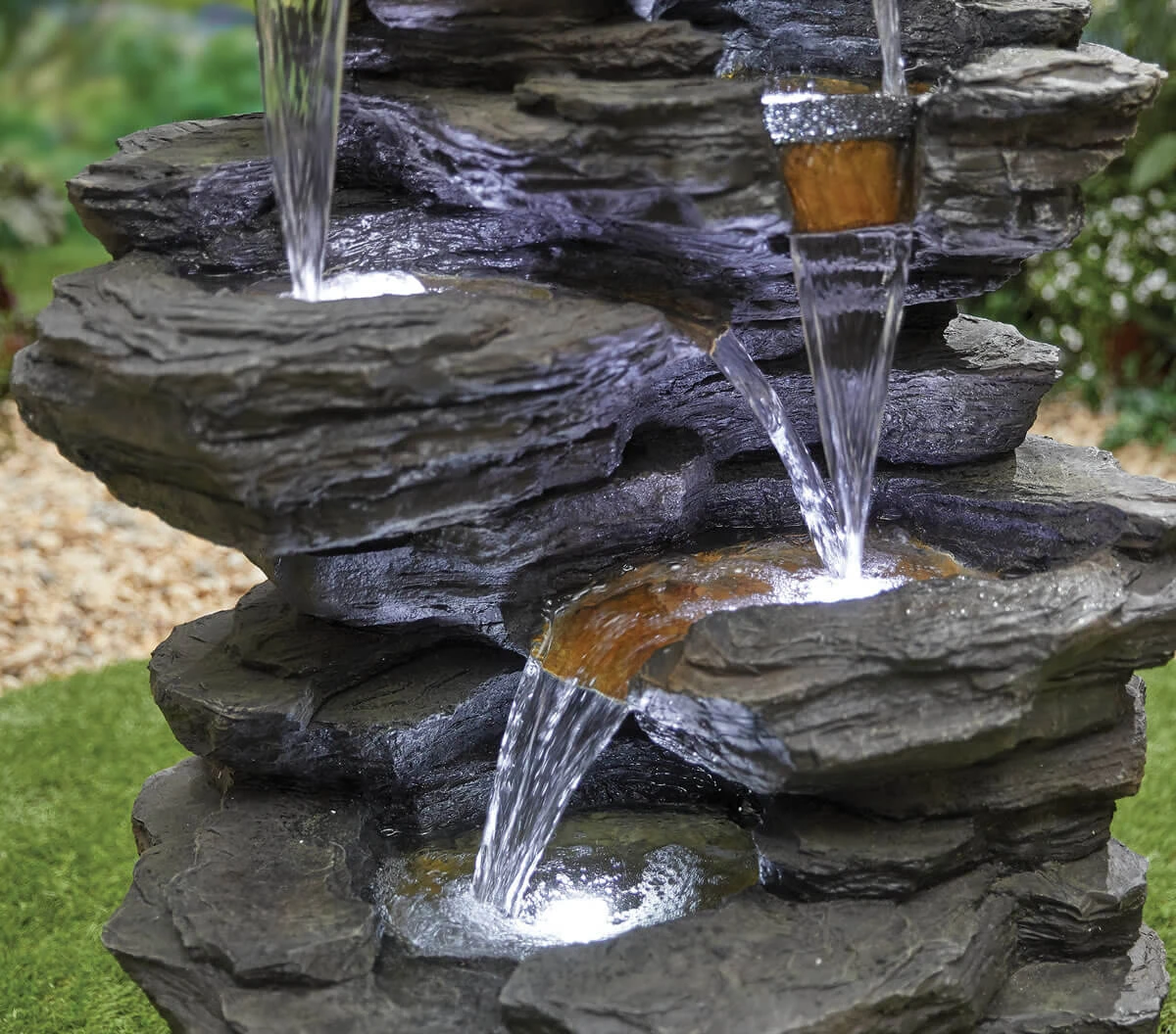 Kelkay Hinoki Springs Water Feature With LEDs 4 Kelkay Hinoki Springs Water Feature With LEDs - Image 2