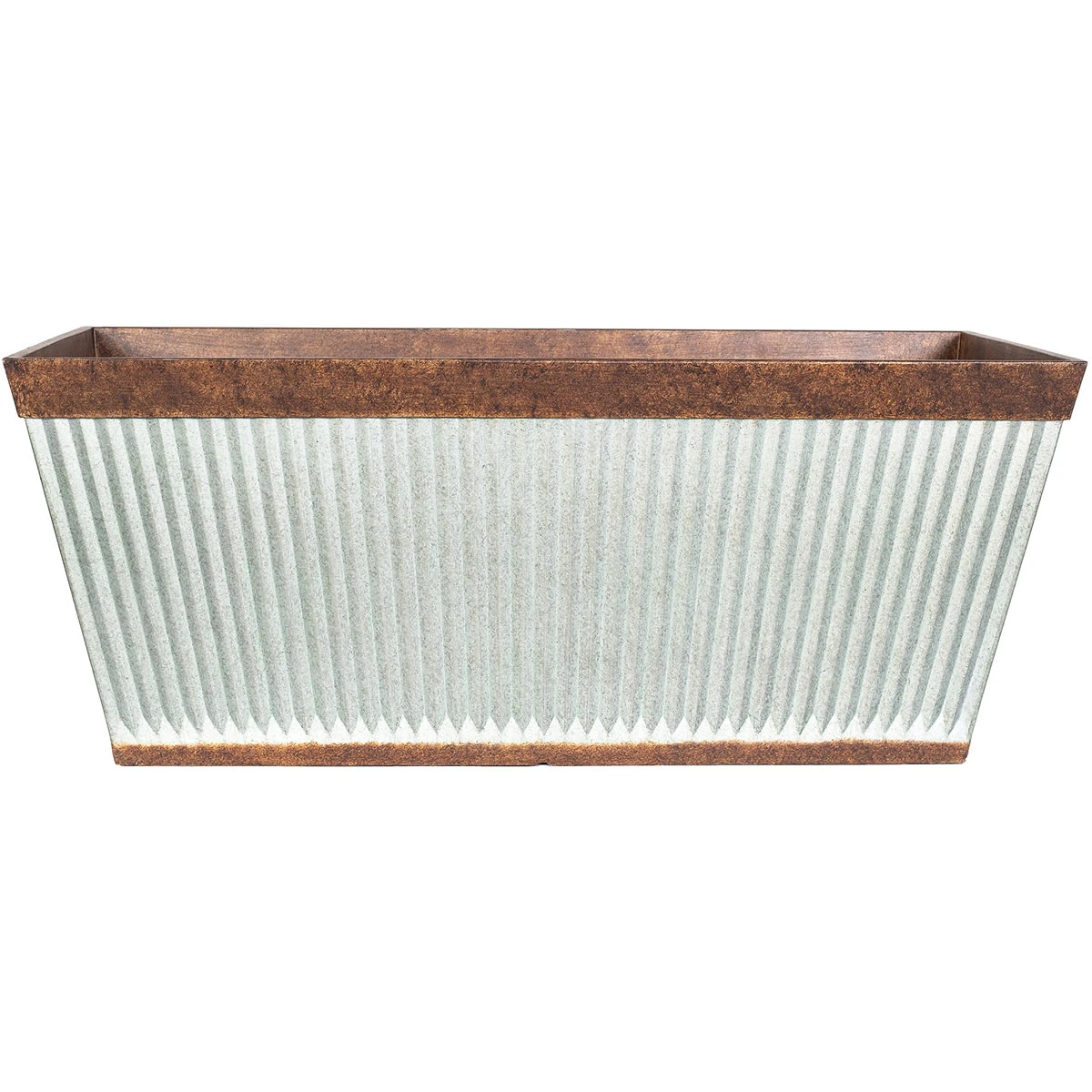 Kelkay Plant Avenue Urban Collection Irondale Trough In Silver 8 Kelkay Plant Avenue Urban Collection Irondale Trough In Silver - Image 6