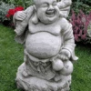 Jolly Buddha Garden Ornament - BD24 2 Jolly Buddha Garden Ornament - BD24 -Growhaus Zone BU22 jolly buddha statue