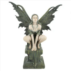 Celtic Fairy's Perilous Perch Garden Ornament By Design Toscano -Growhaus Zone CL5047 front