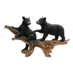 Mischievous Bear Cubs Resin Garden Ornament By Design Toscano -Growhaus Zone KY69774 studio