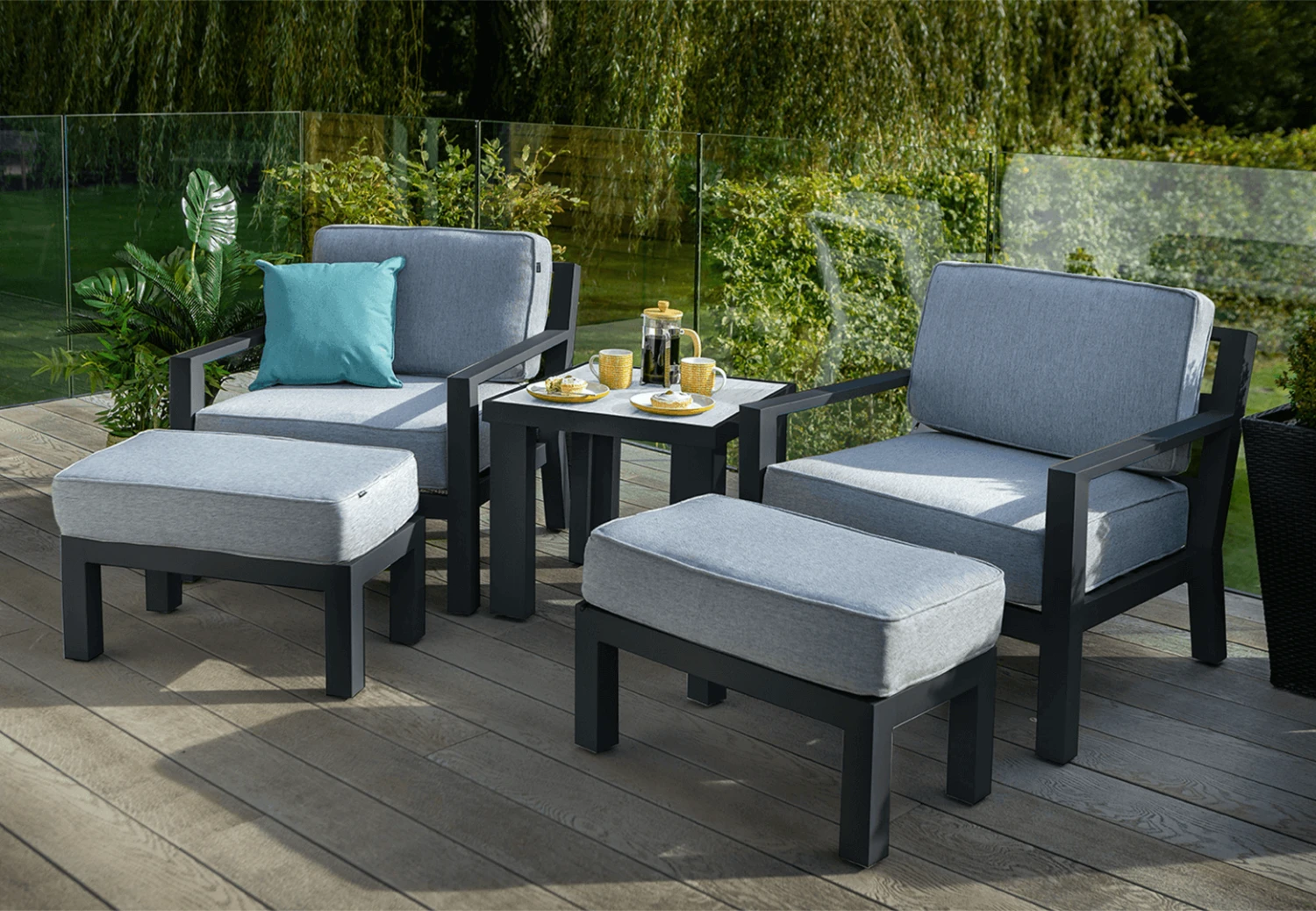 Hartman Apollo Companion Set In Carbon/Pewter 3 Hartman Apollo Companion Set In Carbon/Pewter