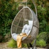 Hartman Heritage / Westbury Cocoon Egg Chair In Beech / Dove -Growhaus Zone L Heritage hanging egg chair beech dove