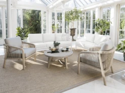 Kettler Cora Rope Arm Chair (pair) -Growhaus Zone L Kettler Cora arm chairs set