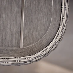 Kettler Palma Grande Fire Pit Corner Sofa Set In White Wash / Taupe -Growhaus Zone L Kettler Palma grande fire pit white wash table effect