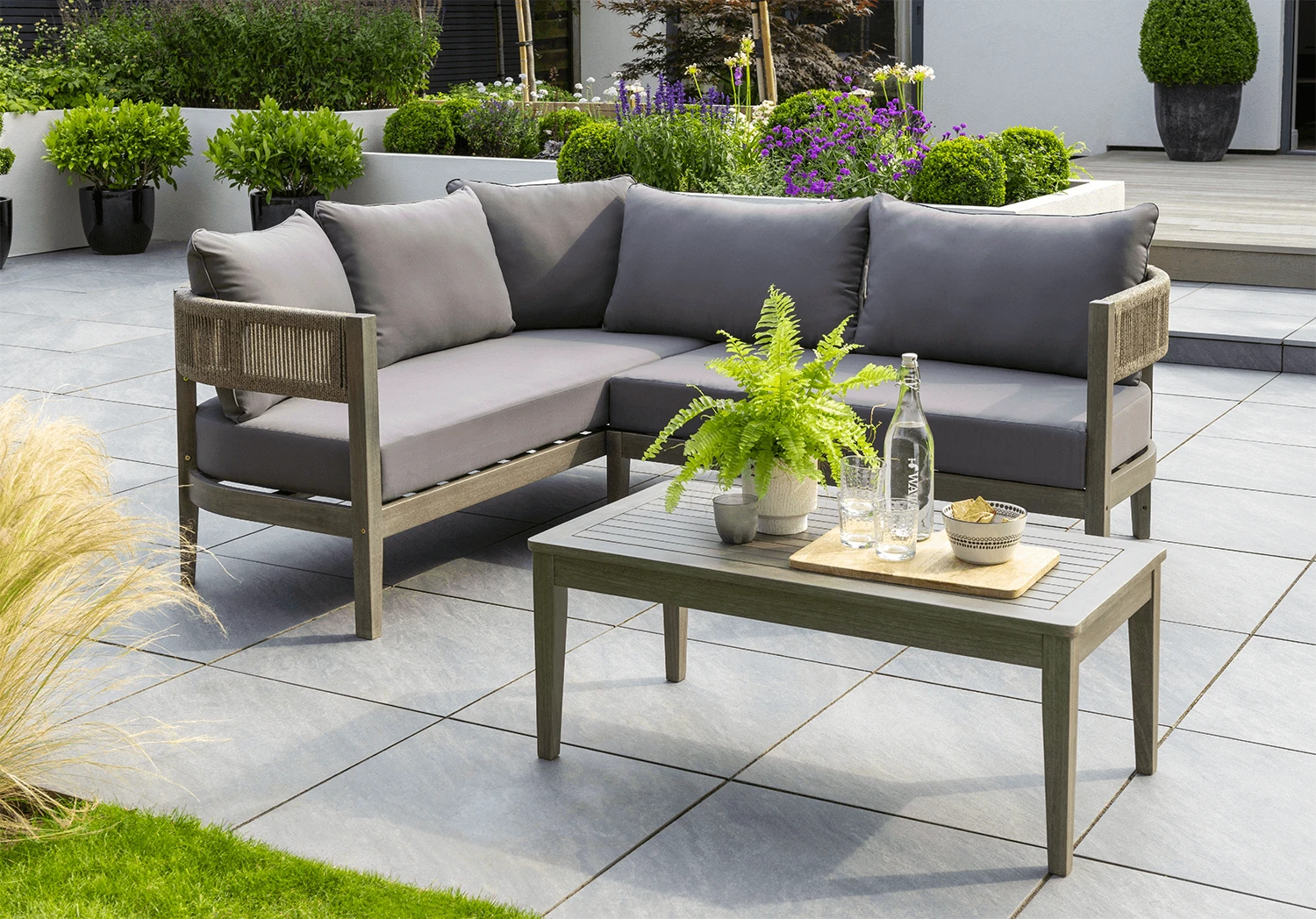 Norfolk Leisure Arden Corner Sofa Set In Grey 2 Norfolk Leisure Arden Corner Sofa Set In Grey