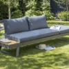 Norfolk Leisure Carrow Lounge Bed In Anthracite/Grey