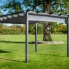 Hartman Roma Pergola 3m X 3m - Grey -Growhaus Zone L Roma pergola grey 3m