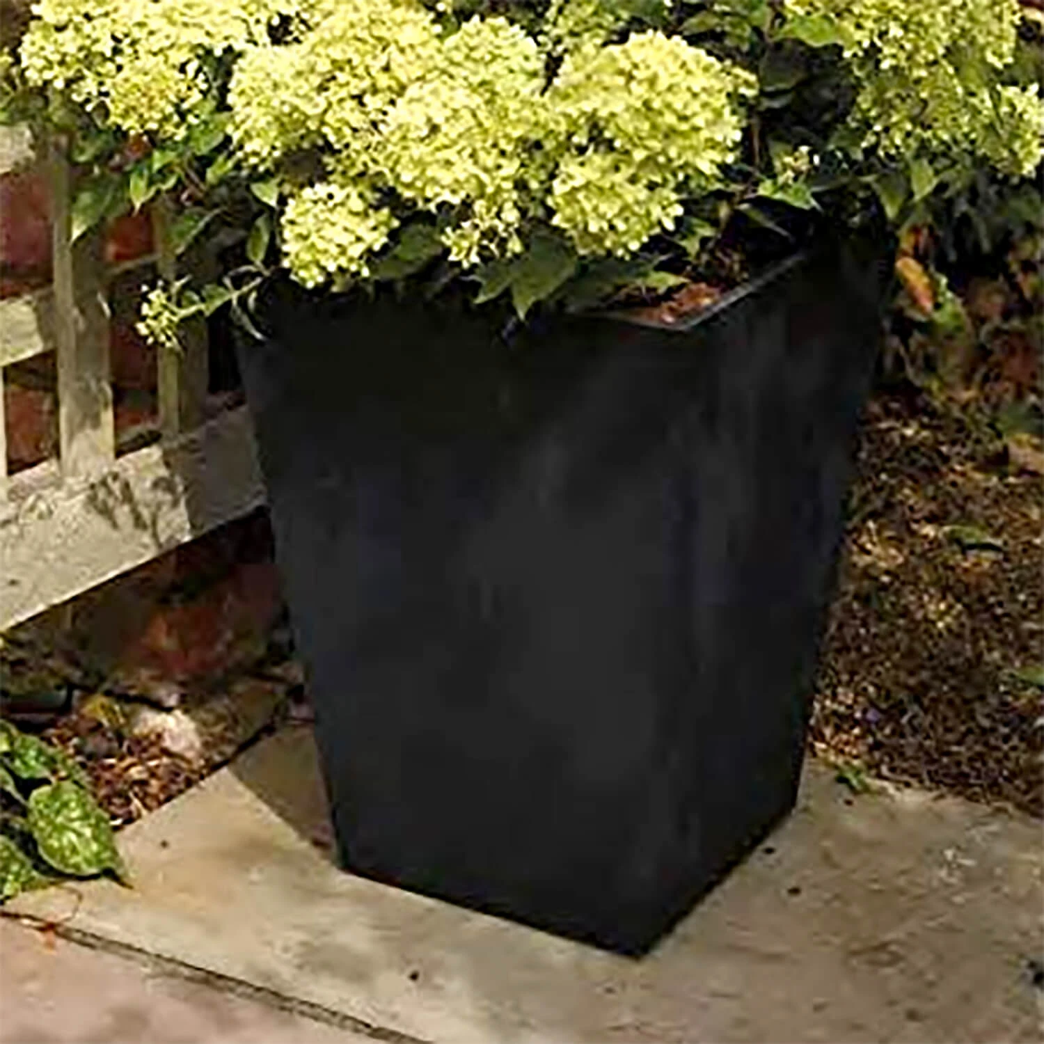 Stewart 40cm Diameter Tall Square Basalt Planter 3 Stewart 40cm Diameter Tall Square Basalt Planter
