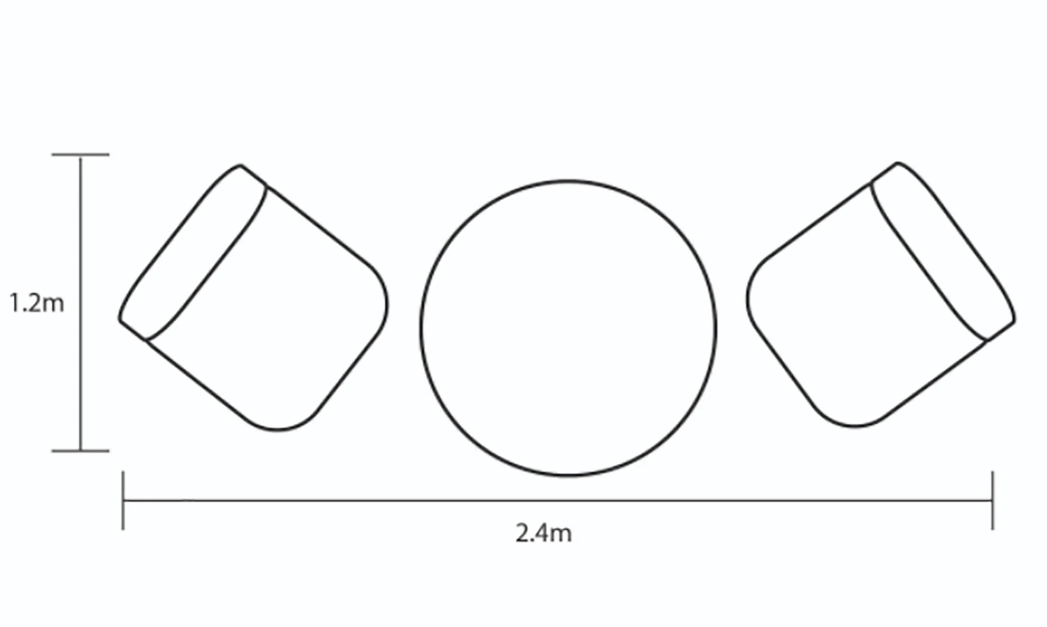 Hartman Vienna Bistro Set In Xerix/Slate 4 Hartman Vienna Bistro Set In Xerix/Slate - Image 2