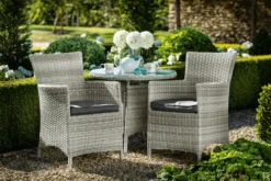 Hartman Westbury Bistro Set In Ash / Slate