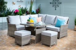 Hartman Westbury Square Corner Sofa Lounge Set In Beech / Dove