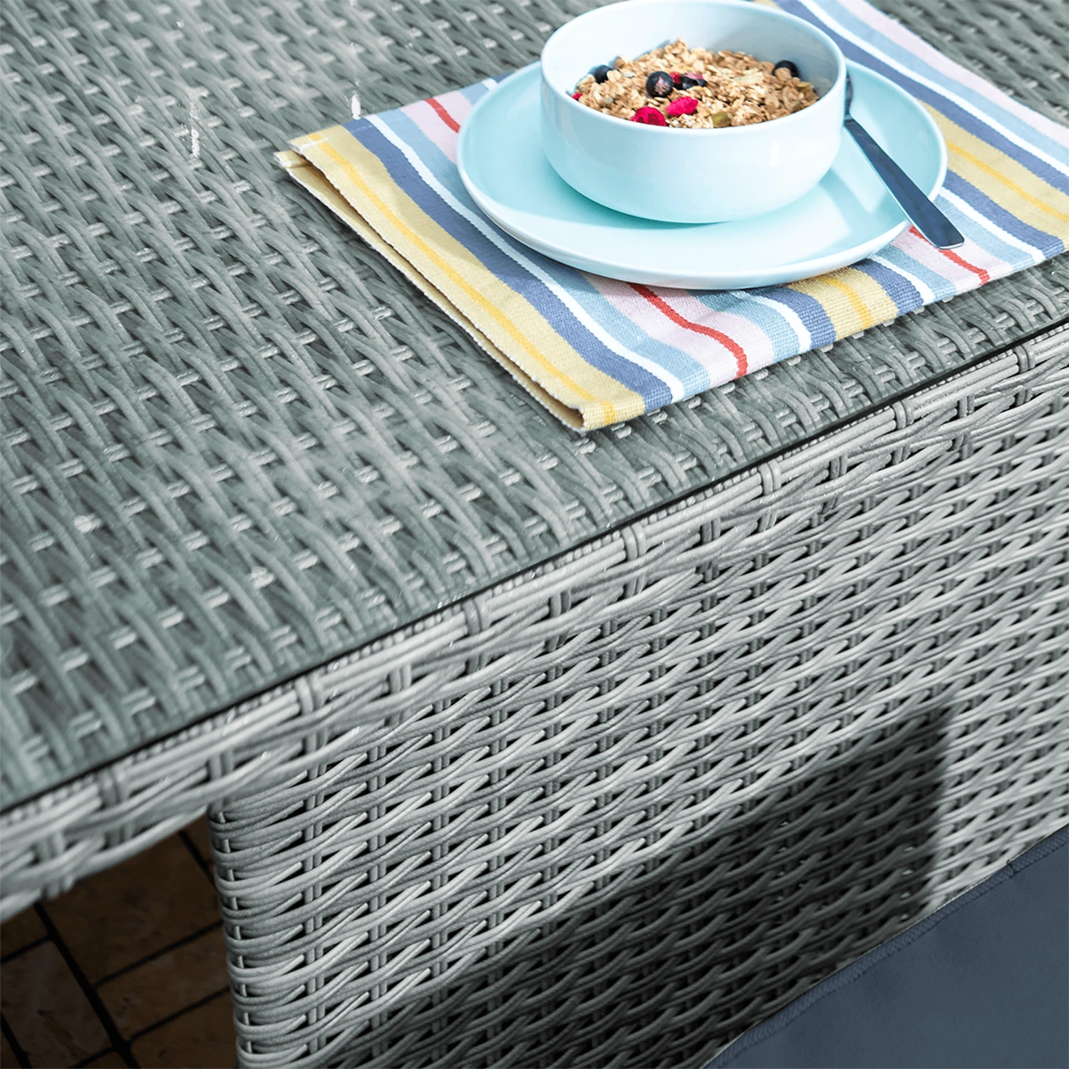 Hartman Westbury Square Corner Sofa Lounge Set In Ash / Slate 4 Hartman Westbury Square Corner Sofa Lounge Set In Ash / Slate - Image 2