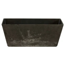 Artstone Balcony Trough Ella Black Large