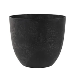 Artstone Pot Bola Black Large