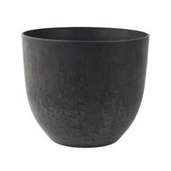 Artstone Pot Bola Black Medium