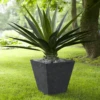 Artstone Pot Ella Black Large 1 Artstone Pot Ella Black Large -Growhaus Zone L artstone pot ella black large