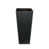 Artstone Vase Ella Black Small 1 Artstone Vase Ella Black Small -Growhaus Zone L artstone vase ella black small
