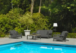 LIFE Block Sofa Lounge Set - Lava / Carbon