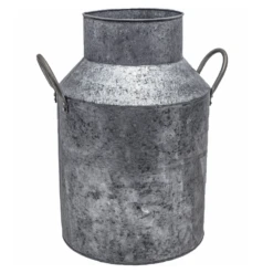 Galvanised Milk Churn