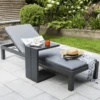 Kettler Elba Lounger And Side Table -Growhaus Zone L kettler elba lounger side table