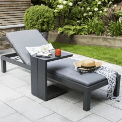 Kettler Elba Lounger And Side Table