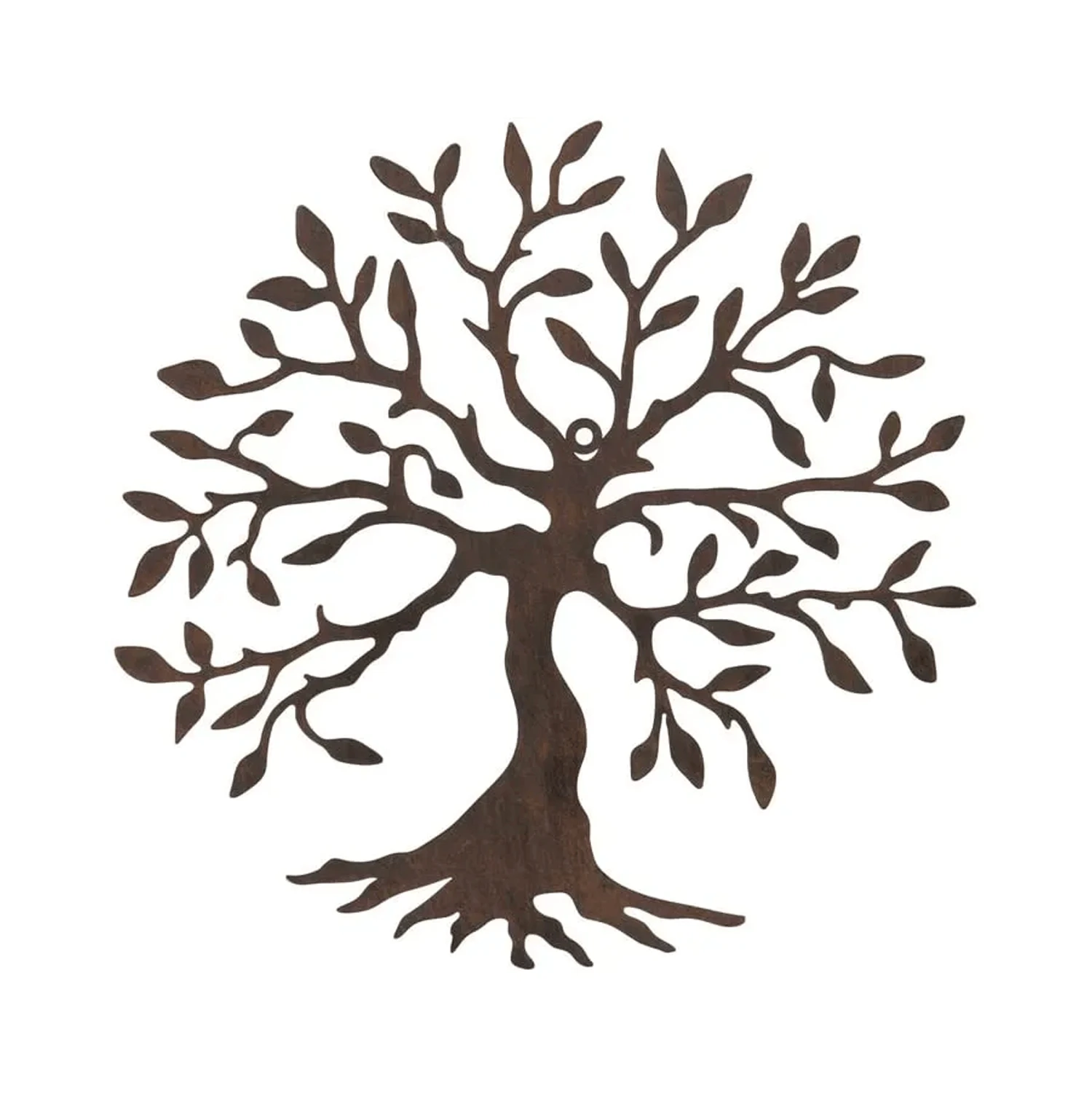 Ornamental Metal Tree Wall Plaque Rust Ideal For Your Home Or Garden - 32cm Diam 3 Ornamental Metal Tree Wall Plaque Rust Ideal For Your Home Or Garden - 32cm Diam