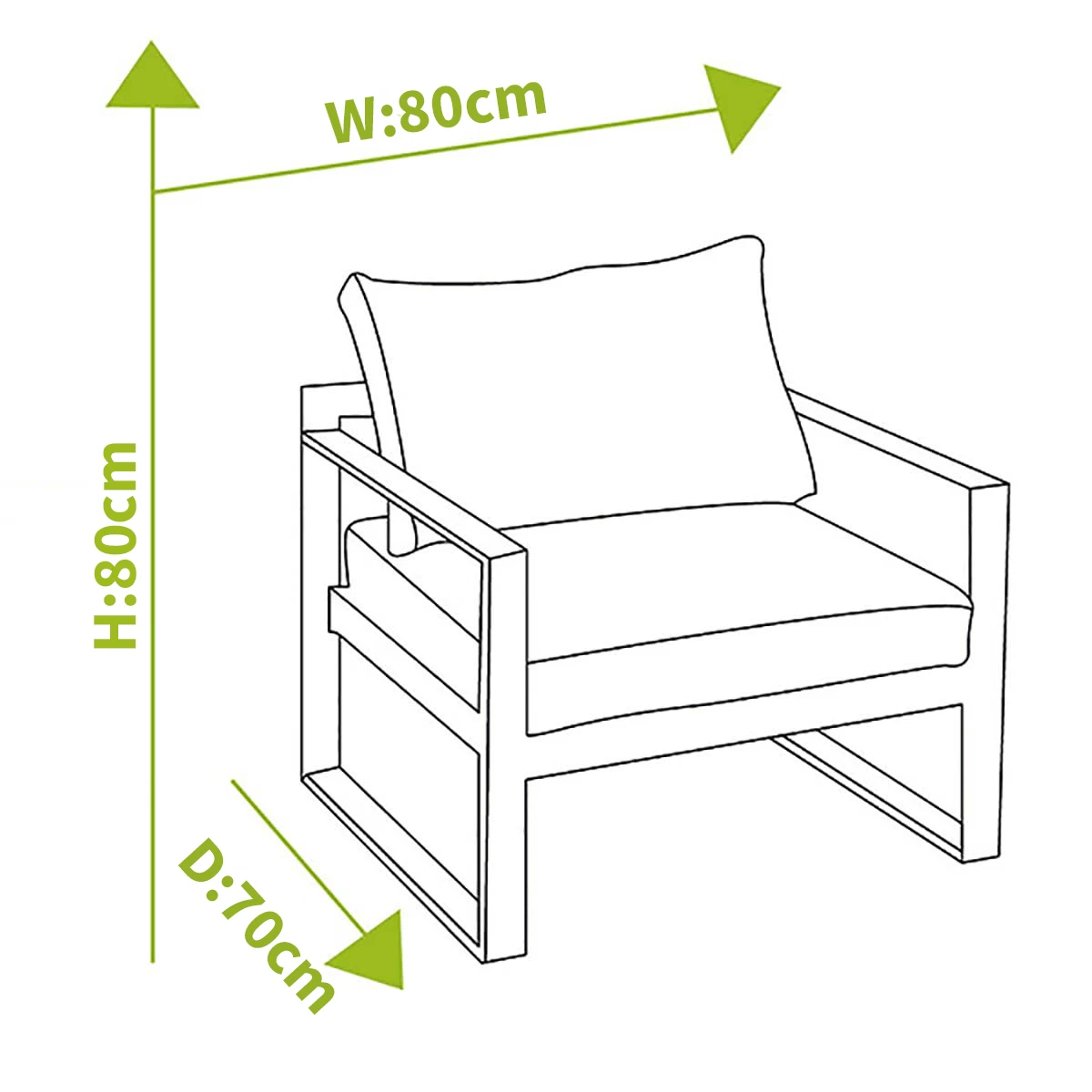 Hartman Vienna Lounge Chair In Xerix/Slate 4 Hartman Vienna Lounge Chair In Xerix/Slate - Image 2