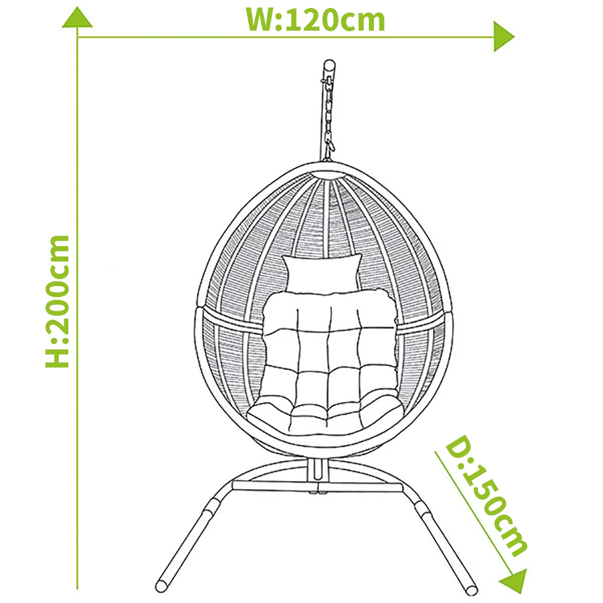 Hartman Heritage / Westbury Cocoon Egg Chair In Beech / Dove 5 Hartman Heritage / Westbury Cocoon Egg Chair In Beech / Dove - Image 3
