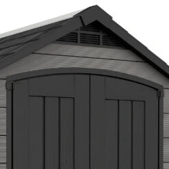 Keter Premier 757 Outdoor Apex Garden Storage Shed 7.5 X 7 Feet - Grey -Growhaus Zone Premier20757 6 1400