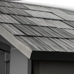 Keter Premier 757 Outdoor Apex Garden Storage Shed 7.5 X 7 Feet - Grey -Growhaus Zone Premier20757 7 1400