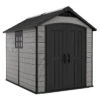 Keter Premier 759 Outdoor Apex Garden Storage Shed 7.5 X 9 Feet- Grey -Growhaus Zone Premier20759 1 1400