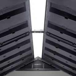 Keter Premier 759 Outdoor Apex Garden Storage Shed 7.5 X 9 Feet- Grey -Growhaus Zone Premier20759 5 1400