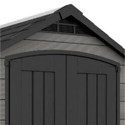 Keter Premier 759 Outdoor Apex Garden Storage Shed 7.5 X 9 Feet- Grey -Growhaus Zone Premier20759 6 1400