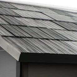 Keter Premier 759 Outdoor Apex Garden Storage Shed 7.5 X 9 Feet- Grey -Growhaus Zone Premier20759 7 1400