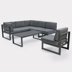 Kettler Menos Versa Corner Sofa Set -Growhaus Zone Versa Corner Lounge Set Studio 1400