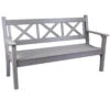 Winawood Speyside 3 Seater Wood Effect Garden Bench In Stone Grey -Growhaus Zone Winawood20Speyside20320Seat20 20StoneGrey1400