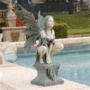 Celtic Fairy's Perilous Perch Garden Ornament By Design Toscano -Growhaus Zone celtic fairys perilous perch ornament