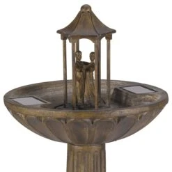 Solar Powered Water Feature - Dancing Couple