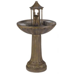 Solar Powered Water Feature - Dancing Couple -Growhaus Zone dancing couple studio