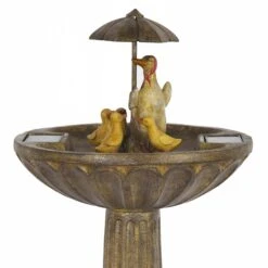 Solar Powered Water Feature - Duck Family