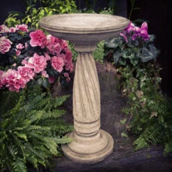 Twist Birdbath Stone Ornament