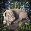 Pug Stone Ornament -Growhaus Zone g ds17