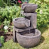 Solar Powered Water Feature - Genoa Cascade -Growhaus Zone genoa giant