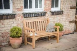 Heritage Oak 4ft Garden Bench - 2 Seater -Growhaus Zone heritage 4ft 2