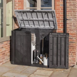 Keter Hideaway XL Garden Storage Box - Anthracite -Growhaus Zone hideaway 2