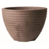 Low Honey Pot Decorative Planter In Dark Brown - 37cm -Growhaus Zone honey pot brown studio
